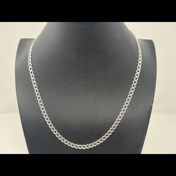 925 sterling silver chain 5mm 20” mens womens unisex - Picture 5 of 8